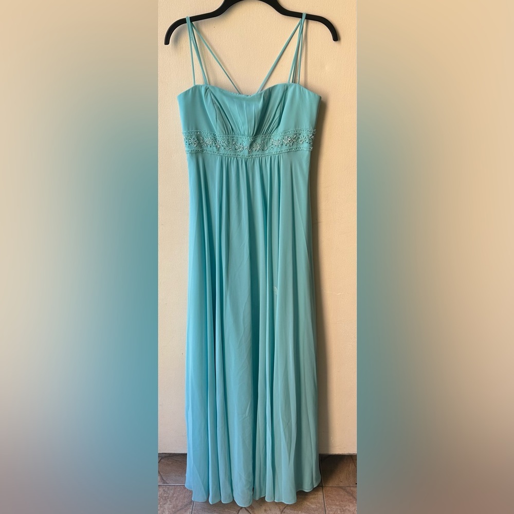 Bridgerton Dress Regency prom/ homecoming / formal/ cocktail Blue Dress size 6